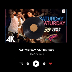 Saturday Saturday Humpty Sharma Ki Dulhania Varun Dhawan, Alia Bhatt Badshah, Akriti Kakkar 4K Saturday Saturday Humpty Sharma Ki Dulhania Varun Dhawan, Alia Bhatt Badshah, Akriti Kakkar 4K